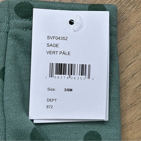 7 For All Mankind Soft Fleece Ruffle Sweatshirt & Joggers Set 3/6 Month NWT - Picture 8 of 8